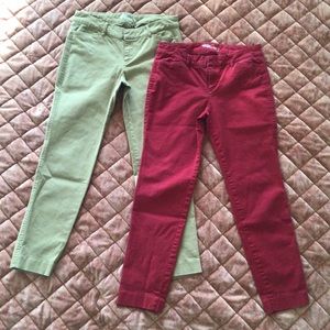 Lot of 2 Pixie chinos
